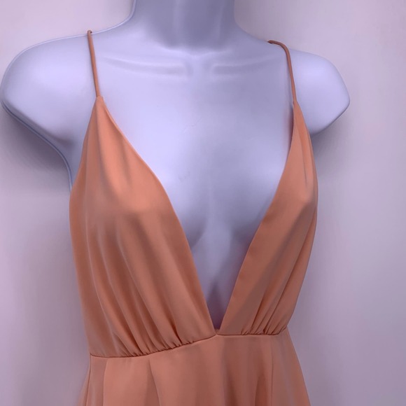 Revolve By The Way Vivian Deep V Dress Womens Size XS - Picture 3 of 7